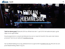 Tablet Screenshot of evo-lan.org